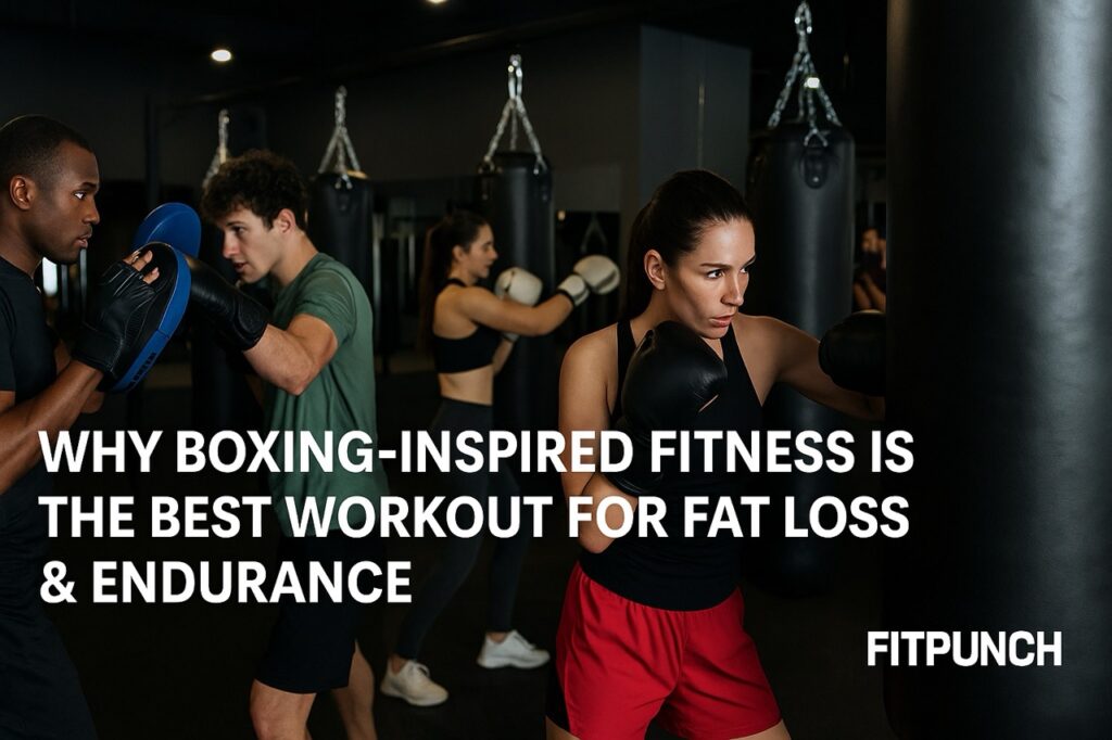 boxing-inspired fitness workout for fat loss endurance